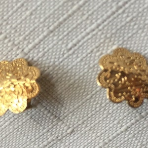 Gold Stud, Gold Earring, Gold Texture Stud, Gold Texture Earring, Gold Detail Stud, Gold Circle Stud, Gold Intricate Stud, Filagree Stud