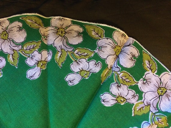 Green Hankie, Green Handkerchief, Pocket Hankie, … - image 3