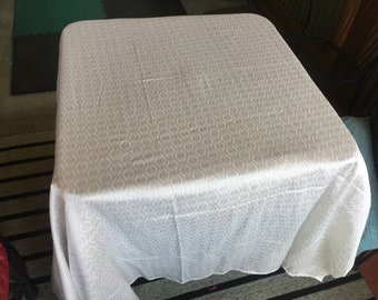 White Tablecloth, White Table Linen,White Square Cloth, Solid White Tablecloth, Medium White Cloth, Solid Tablecloth, White Table Linen