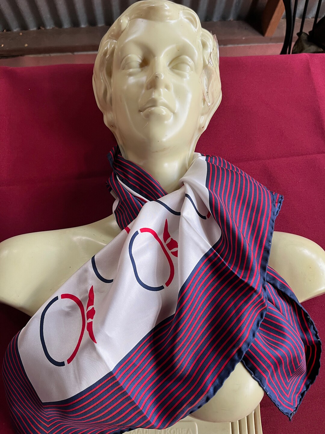 Symbol Scarf, Classic Print Scarf, Business Suit Scarf, Logo Scarf