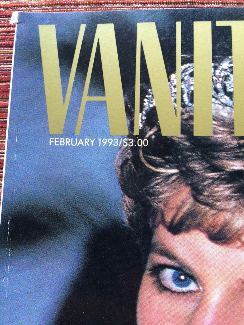 Princess Diana Vanity Fair Magazine Princess DiRoyal Etsy