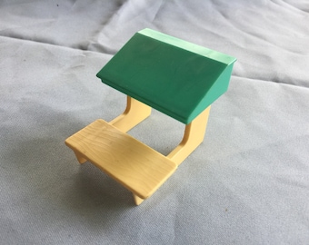 Dollhouse Child Desk, Doll House Desk, Doll Furniture Desk, Miniature Desk, Dollhouse Desk, Doll School Desk, Mini Doll Desk, Miniature Desk