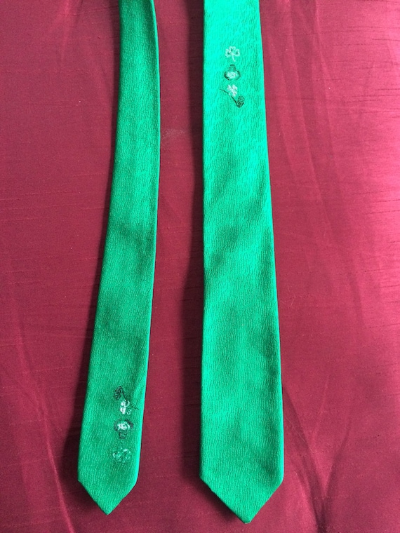Patricks Day Necktie, Irish Necktie, Leprechaun T… - image 1