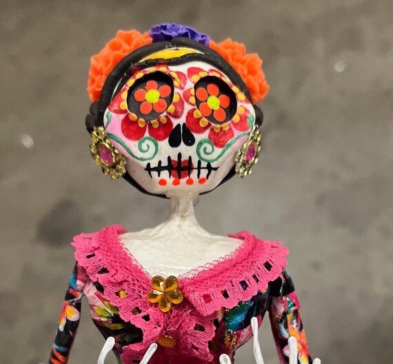 Buy Day of Dead Mexico Doll Mexico Bridal Art Mexico Figurine Mexico Art Dia Muertos Mexico Decor Mexico Statue Latina Art Latino Decor Online in India Etsy