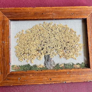 Tree Art, Dried Flower Art, Frame Tree Art, Nature Art, Tree Wall Art, Tree of Life, Organic Art, Nature Wall Art, Tree Lover, Landscape Art