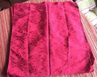 Red Napkin, Christmas Napkin, Dinner Napkin, Red Floral Napkin, Solid Red Napkin, Holiday Napkin, Holiday Table Decor, Red Table Decor