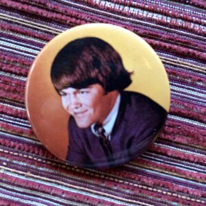 Monkee Pin, Rock Pinback, Monkee Fan, 60s Rock Button, Monkee Jewelry, Monkee Souvenir, 0s Rock Bands, 60s Rock Music, Music Pinback