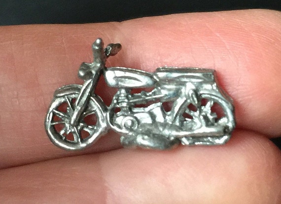 Motorcycle Pin, Motorcycle Brooch, Motorcyclist G… - image 5