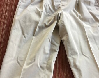 Chinos, Khaki Pant, Tan Pant, High Waist Pant, Preppy Pant, Tan Chinos, Khaki Trouser, Retro Pant, Beige Pant, Size 13 Pant, Khakis