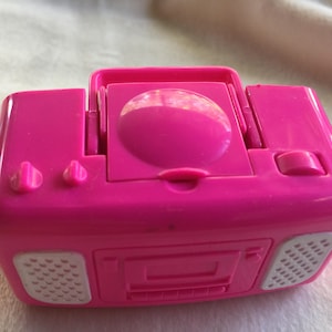 Barbie Accessory, Barbie Furniture, Barbie Music Box, Barbie Boom Box, Barbie Appliance, Barbie Decor, Mini Boom Box, Mini Music Box,