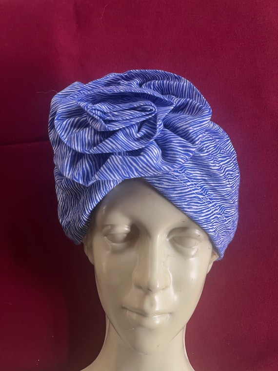 Stretchy Turban, Floral Turban, Beach Turban, Tro… - image 4