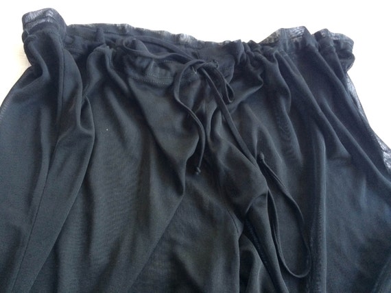 Long Black Pant, See Through Pant, Transparent Pa… - image 5
