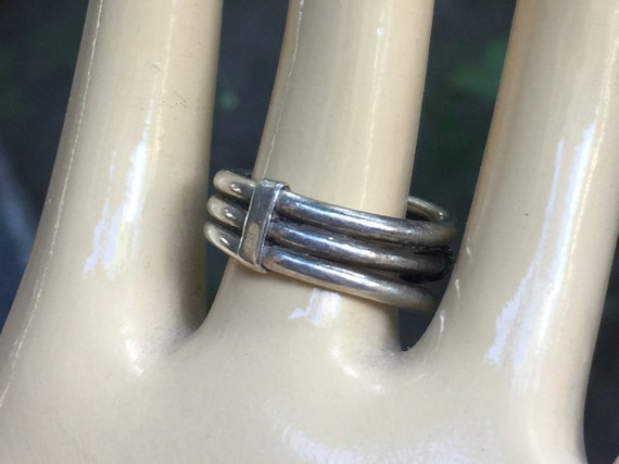 Silver Ring, Rustic Ring, Native Silver RIng, Sil… - image 10