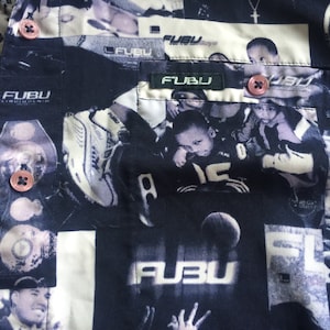 Fubu Shirt, Hip Hop 3X, Hip Hop Shirt, 3X Street Wear, 3X Print Shirt, 3X Men Top, 90 Men Shirt, 3X Streetwear, 3X Men Shirt, 3x Shirt