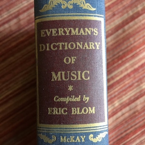 Musikbuch, Musiklexikon, Musiknachschlagewerk, Musikbibliothek, Musiklexikon, Musikliebhaber, Musiker Geschenk, Musikerbuch, Musikgeschenk