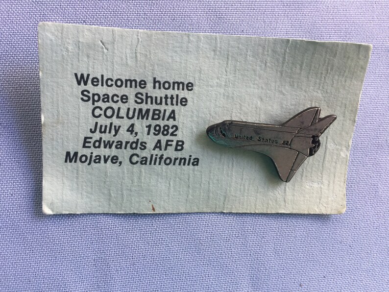 Space Shuttle Jewelry, Shuttle Souvenir, Space Shuttle, Columbia Shuttle, NASA Jewelry, NASA Souvenir, Space Program, Space Pin, NASA Pin image 5