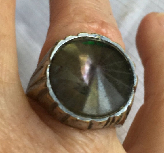 Black Ring, Heavy Metal Ring, Brutalist Ring, Brutalist Metal Ring, Metal Ring, Rustic Metal Ring, Rustic Ring, Thick Ring, Gothic Ring