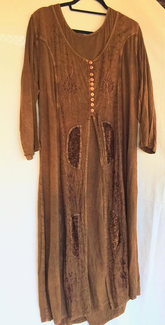 India Dress, Long Hippie Dress, Hippie Dress, Brow