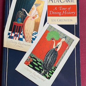 Retro Food, Menu Book, Dining Book, Dining History, A La Carte, Retro Dining Art, Food History, Restaurant History, Chef Gift, Chef Book