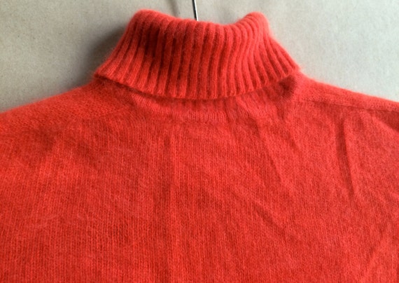 Orange angora sweater sale