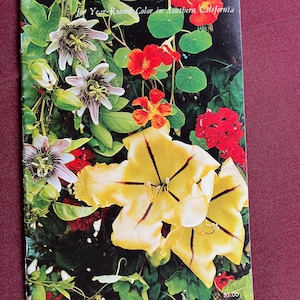 Plant book, Houseplant book, Flowering Vine, Landscape Plants, Gardening Book, Houseplant Gift, Plant Almanac, Flower Book, Gardening How to
