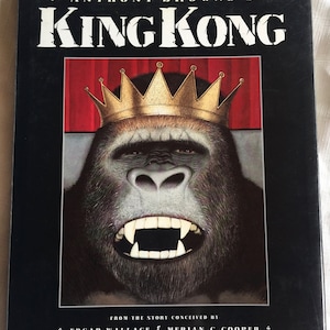 King Kong, King Kong book, Monster Book, Creature Book, Gorilla Book, Monster Picture Book, Adventure Book, Child Adventure, Juvenile Book