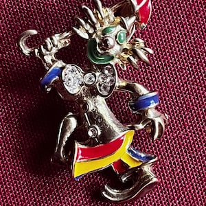 Clown Brosche, Clown Anstecknadel, Clown Brosche, Gesicht Pin, Pewter Stick Pin, Clown Brosche, Krawattennadel, Anstecknadel, Zinn Pin, Stick Pin, Hutnadel