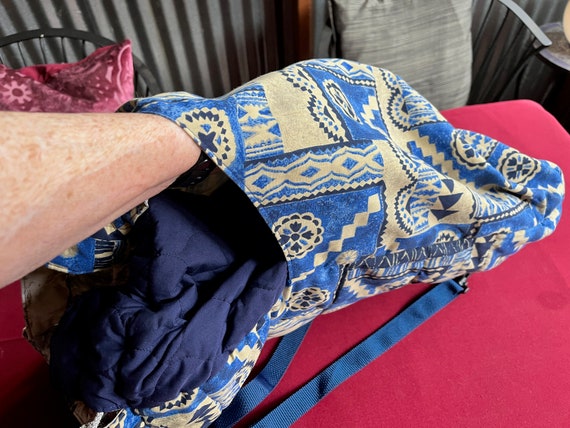 Fabric Backpack, Large Cloth Backpack, Huge Backp… - image 2