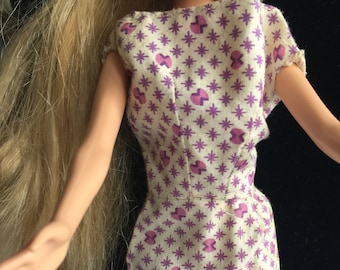 Barbie Skirt, Barbie 50s Skirt, Barbie Outfit, Barbie Retro Skirt, Barbie Outfit, Barbie Purple Skirt, Barbie Straight Skirt,