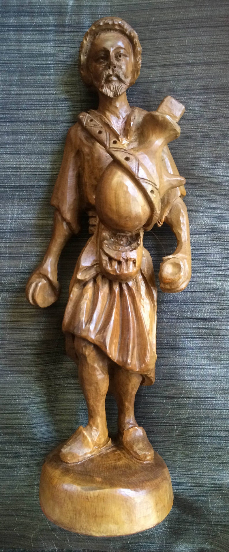 Wood Man Sculpture Carve Wood Man Carve Man Sculpture,Peasant Sculpture,Wood Peasant Man,Wood Folk art,Folk Man,Wood Man,Carve Wood Figure