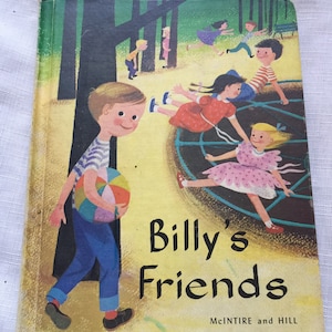 50s Children Book ,50s Kid Book, Retro Children Book, Kid Book, Kid Picture Book, Collectible Children Book, Children Retro Book, 50 Text