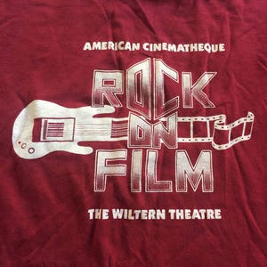 Rock n Roll Shirt, Music Collectible, Film Shirt, Music Film Clothing, Rock Music Top, Rock Music T Shirt, Rock on Film, Rock n Roll Top