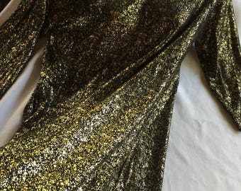 Black Cocktail Dress, Slinky Black Dress, Black Party Dress, Black Gold Dress, Sparkly Black Dress, Gold Dress, Black Dress, Party Dress