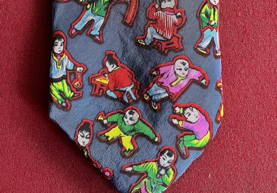 Hermes tie necktie monkeys - Gem