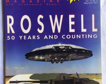 Paranormal, UFO Magazine, UFO Book, Roswell, Paranormal Book, UFO, Ufo Sighting, Extraterrestrial, Flying Saucer, Unexplained, 90s Magazine