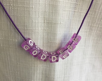 Goddess Necklace, Goddess Gift, Goddess Jewelry, Feminist Necklace, Feminist Gift, Feminist Jewelry, Strong Woman Gift,