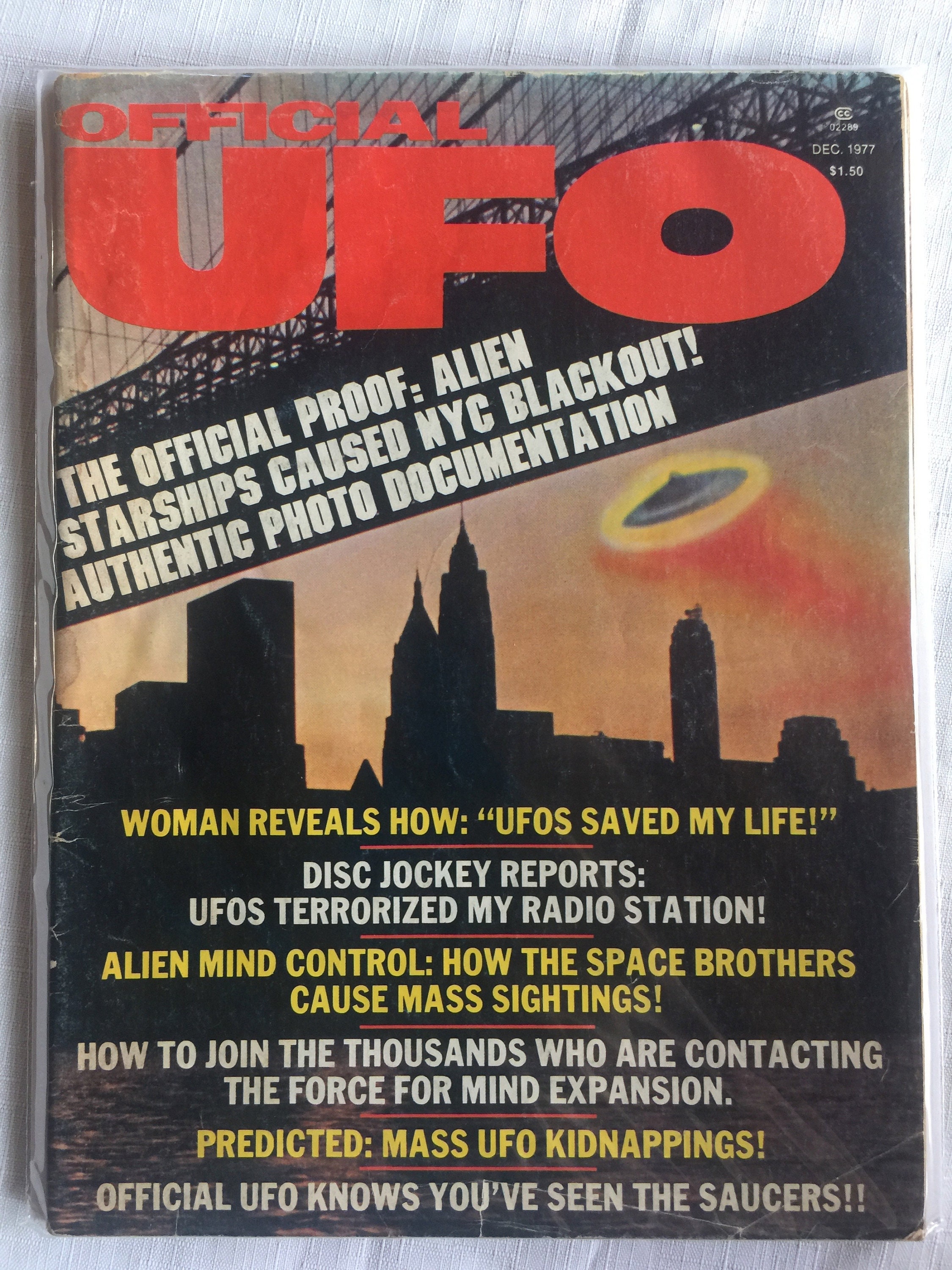 Rare UFO Magazine, Retro UFO Magazine, UFO Collectible, Ufo