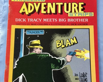 Dick Tracy, Dick Tracy Magazine, 80s Magazine, Dick Tracy Book, Dick Tracy Collector, Dick Tracy Gift, Comic Book Magazine, Comic Book Gift