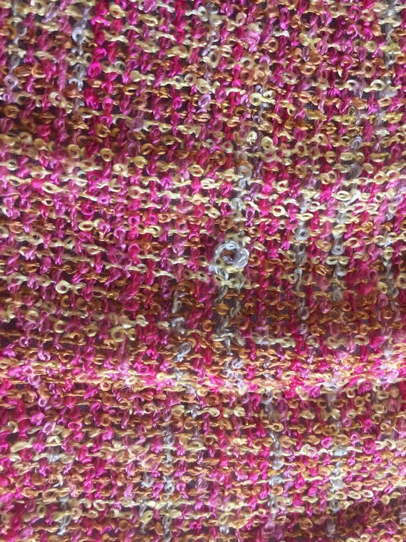Pink Scarf, Pink Wrap, Pink Woven Scarf, Pink Sha… - image 9