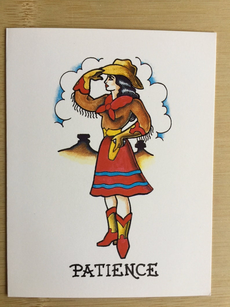 Patience Card Truth Card Blank Greeting Peace Card Eternity Card Art Blank Card Enlightenment Card Truth Greeting Blank Note Card