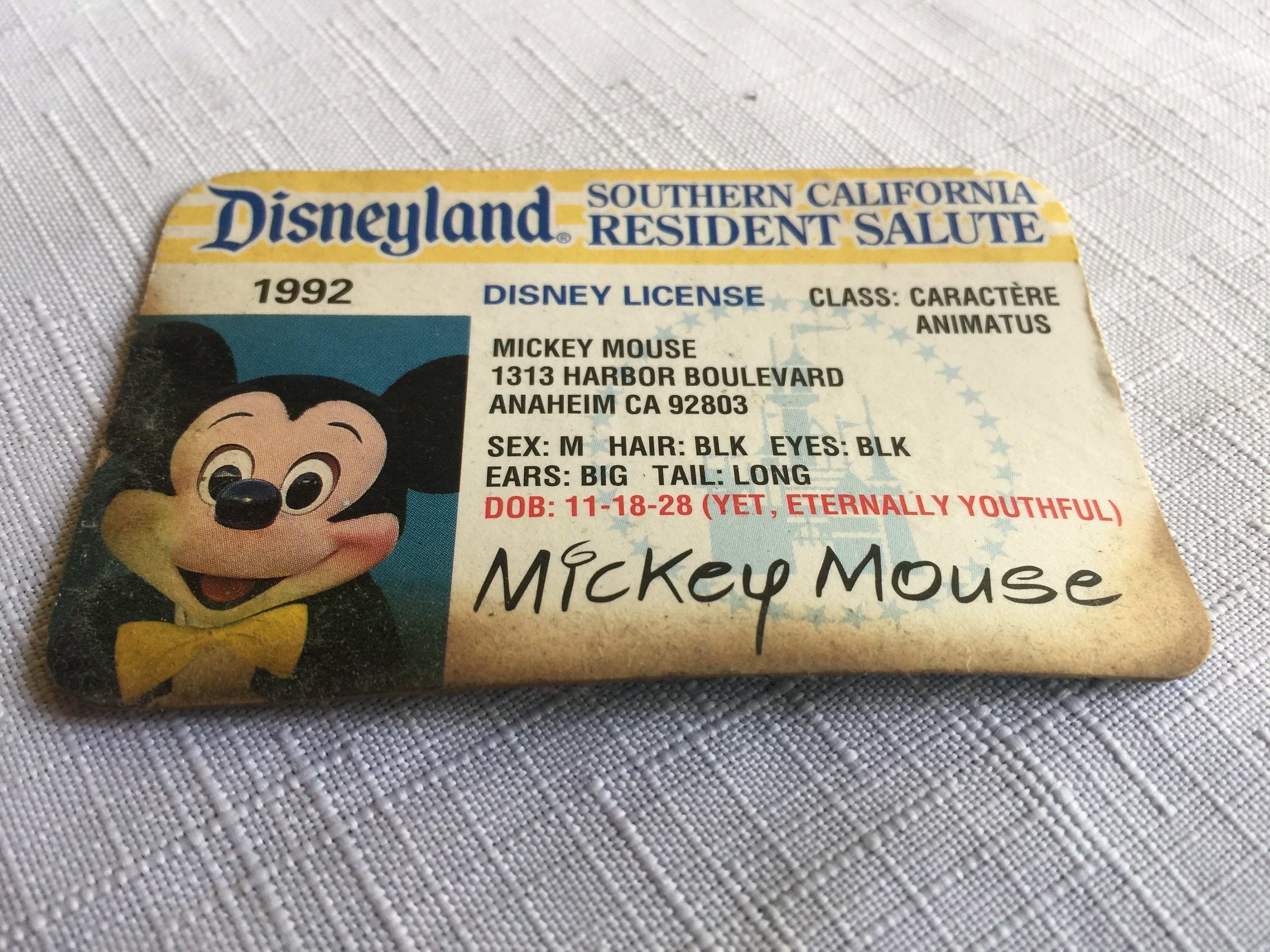 ディズニー チケット、ディズニー エフェメラ、ディズニーランド