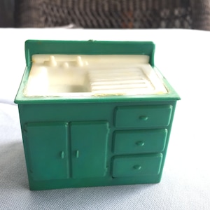 Doll Kitchen, Dollhouse Sink, Doll House Sink, Doll Furniture Kitchen, Doll Furniture Sink, Doll Furniture, Mini Doll Sink, 60s Doll Kitchen