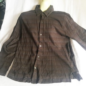 Brown Top, Brown Blouse, Small Brown Blouse, DKNY Blouse, Dark Brown Top, Dark Brown Blouse, Small Brown Top, Small Career Top, Business Top