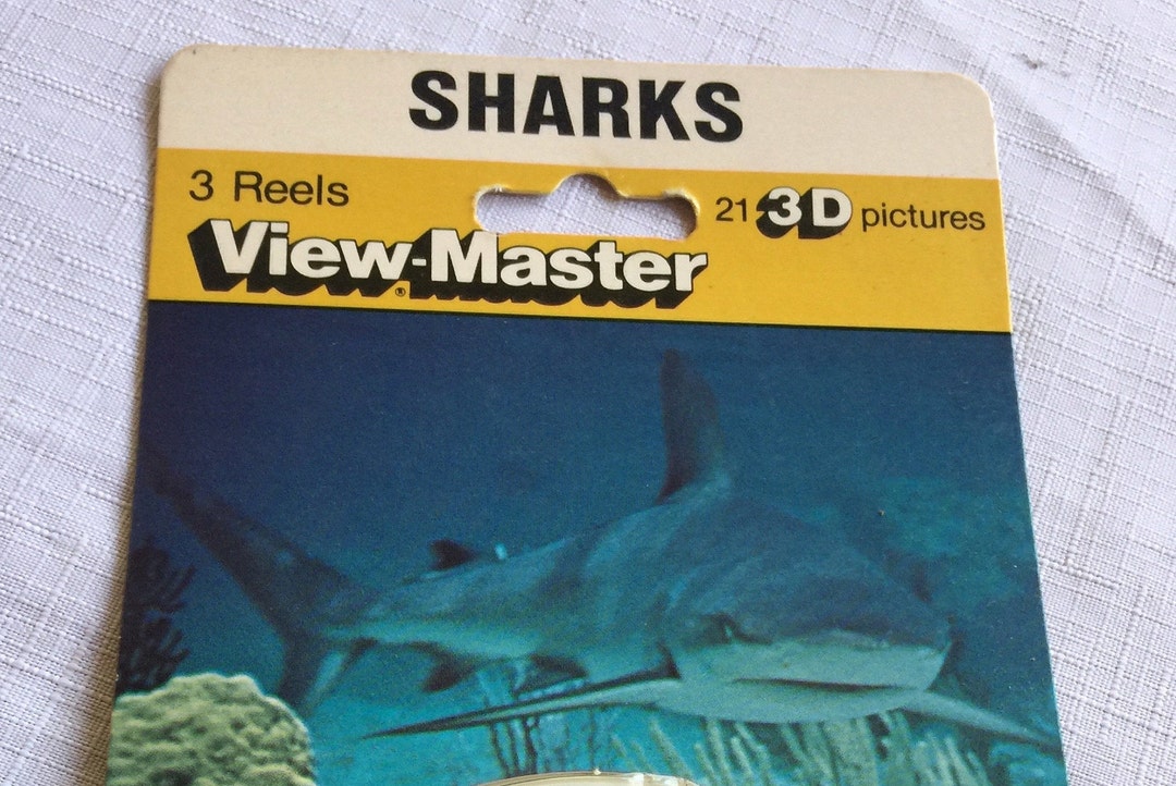 Sharks, Marineland,viewmasters, 3-D Toy, Sea World, View-master