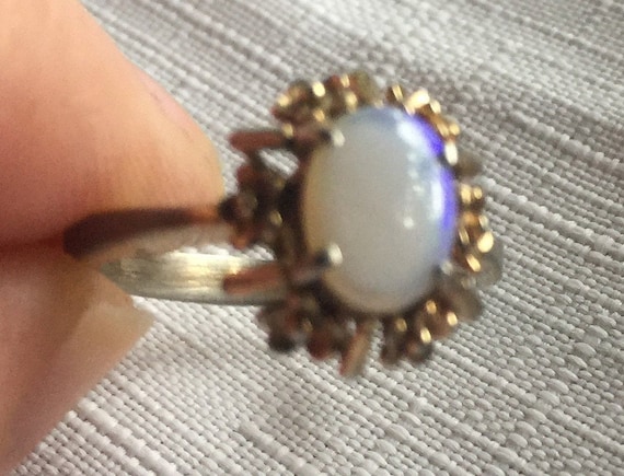 Opal Solitaire Ring, Opal Ring, Opal Solitaire, O… - image 4
