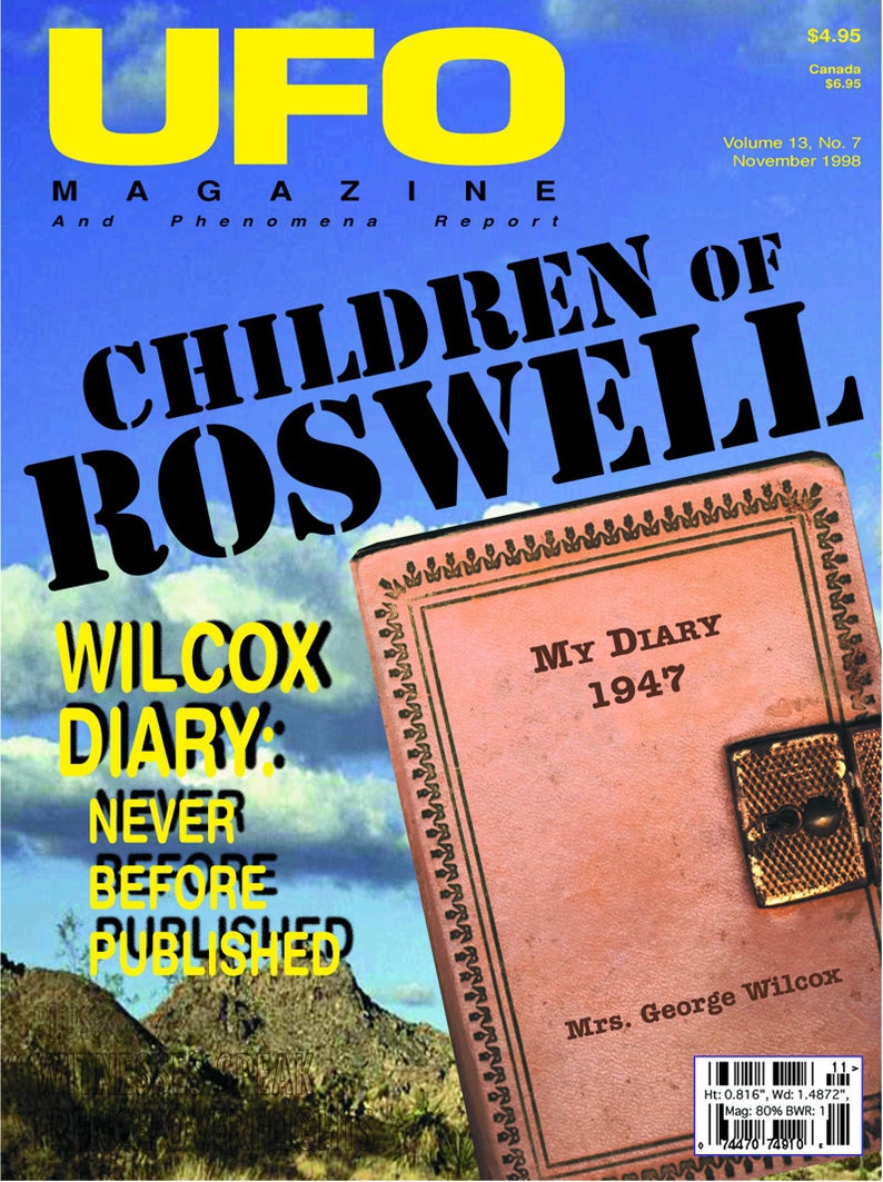 Paranormal, UFO Magazine, UFO Book, Roswell, Paranormal Book, UFO, Ufo Sighting, Extraterrestrial, Flying Saucer, Unexplained, 90s Magazine image 2