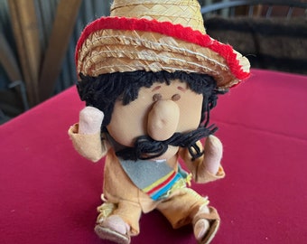 Latino Doll, Retro Latino Doll,Mexico Doll,Latino Man Doll,Hispanic Doll, Folk Art,Latino Folk Art,Hispanic Folk Art,Mexico Folk Art