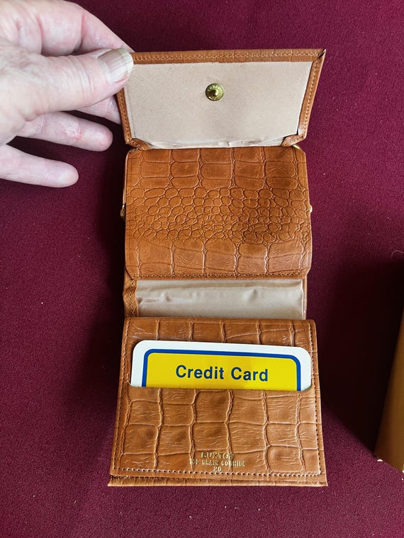 Retro Wallet, Buxton Wallet, Cowhide Wallet, Coin… - image 3