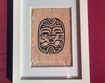 Fiber Painting, Tribal Painting, Indigenous Art, Tribal Art, Exotic Art, Tribal Wall Painting, Primitive Art, Primitive Wall Art, Accent art