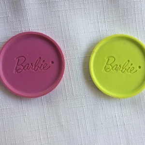 Barbie Accessory, Barbie Plate, Barbie size plate, Barbie Dish, Barbie size dish, Barbie Kitchen, Barbie Doll Plate, Barbie Toy, Barbie Gift